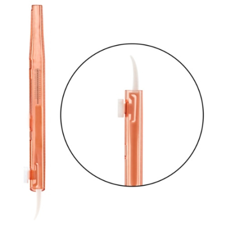 Щеточка многофункциональная для бровей и ресниц Baby Brush 1.2 мм, коричневая-3