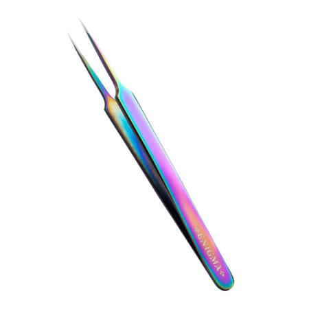 Пинцет прямой A Enigma (Chameleon с ручной заточкой extra-sharp)